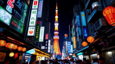 Kehidupan Malam di Tokyo Kehidupan Malam di Tokyo