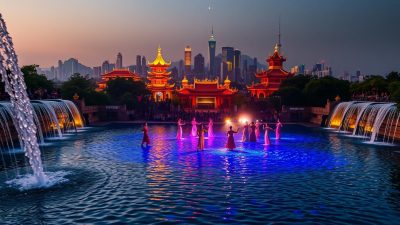Pertunjukan Teater Air di Hanoi