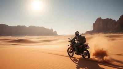 Berkendara di Gurun Sahara Aljazair