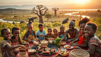 wisata keluarga Botswana