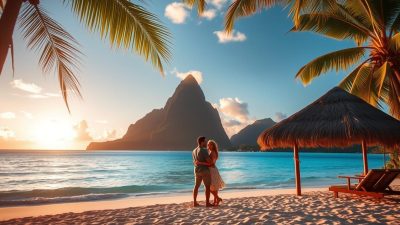 destinasi romantis Saint Lucia