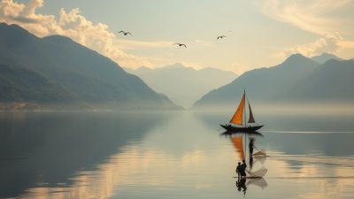 Berlayar di Danau Victoria Berlayar di Danau Victoria