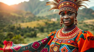 baju tradisional Afrika Selatan