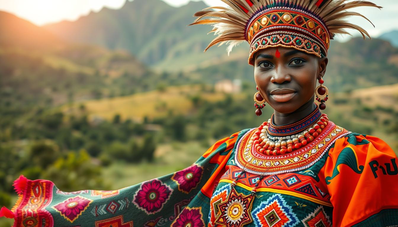 baju tradisional Afrika Selatan