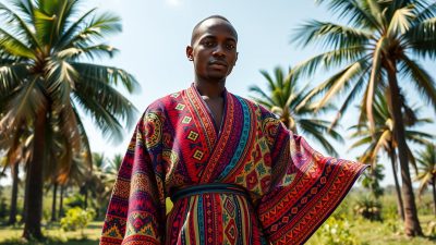 baju tradisional Afrika Tengah
