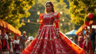 baju tradisional Albania pernikahan