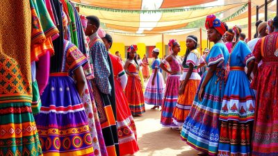 koleksi baju tradisional Angola