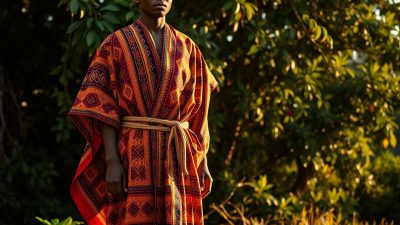 pakaian tradisional Afrika Tengah