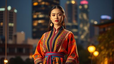 perubahan baju tradisional