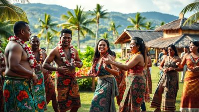 Baju Tradisional Fiji dalam Acara Budaya
