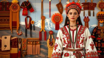 Simbolisme Baju Tradisional Bolivia