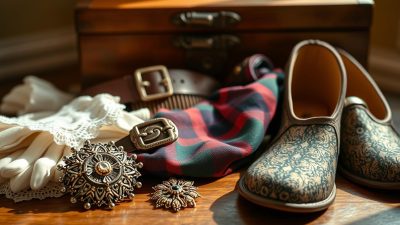 aksesori busana tradisional Britania