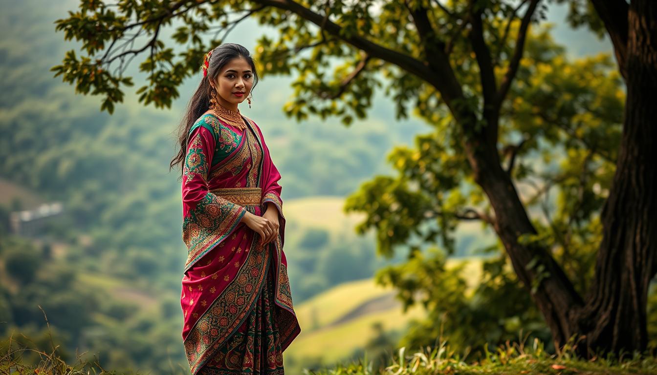 baju tradisional Bangladesh