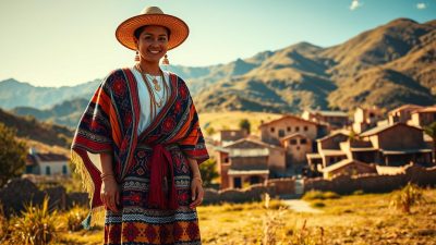 baju tradisional Ekuador