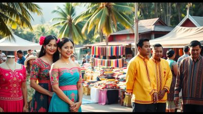 desain baju tradisional Filipina desain baju tradisional Filipina