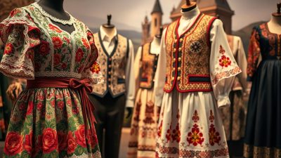 koleksi baju tradisional Ceko